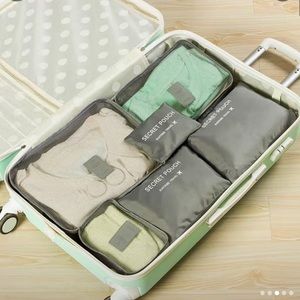 Set of 6 pcs Oxford Travel Packing Cubes NEW